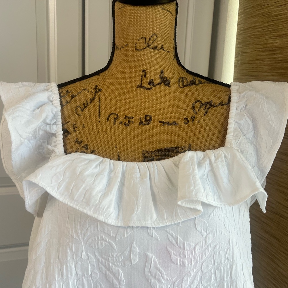 Lilly Pulitzer White Textured romper - Picture 4 of 7